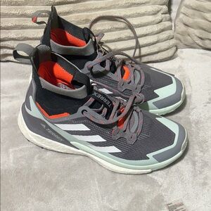 Adidas Terrex Gray and White Athletic Shoes